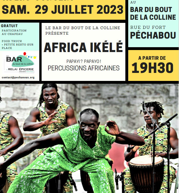 Apéro-concert, samedi 29 juillet au Bar du Bout de la Colline