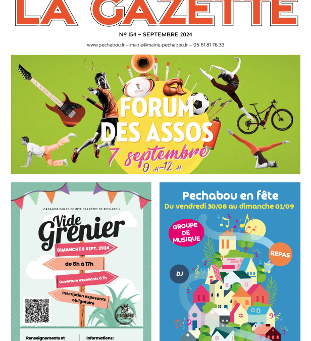 La Gazette de Pechabou septembre 2024