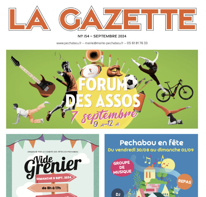 La Gazette de Pechabou septembre 2024