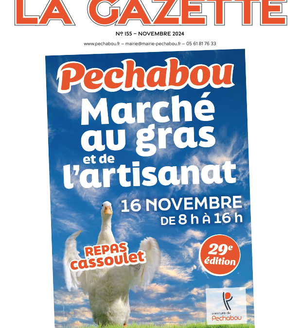 La Gazette de Pechabou novembre 2024