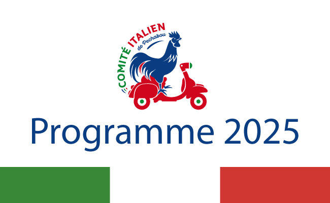 Programme Comité Italien de Pechabou 2025