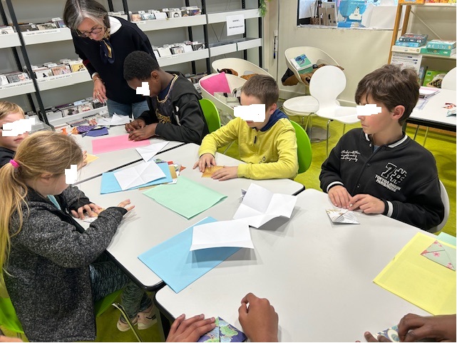 Atelier de fabrication d’origamis