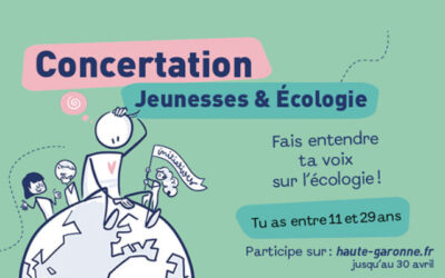 Concertation jeunesse et écologie : donnez votre avis jusqu’au 30 avril