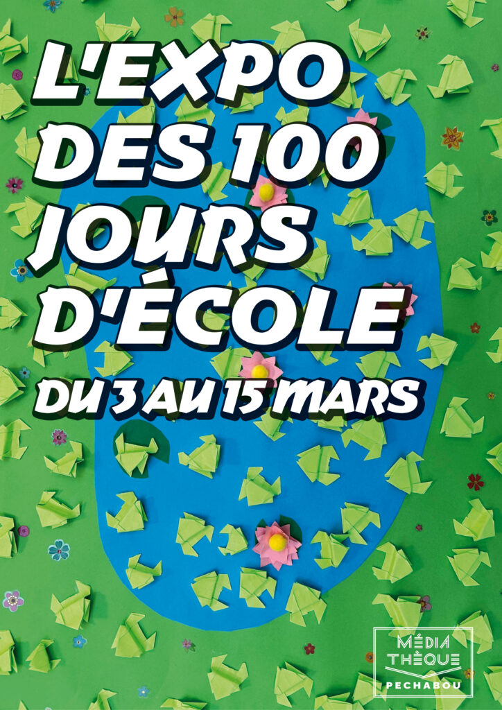 Affiche des 100 jours d'école 2025